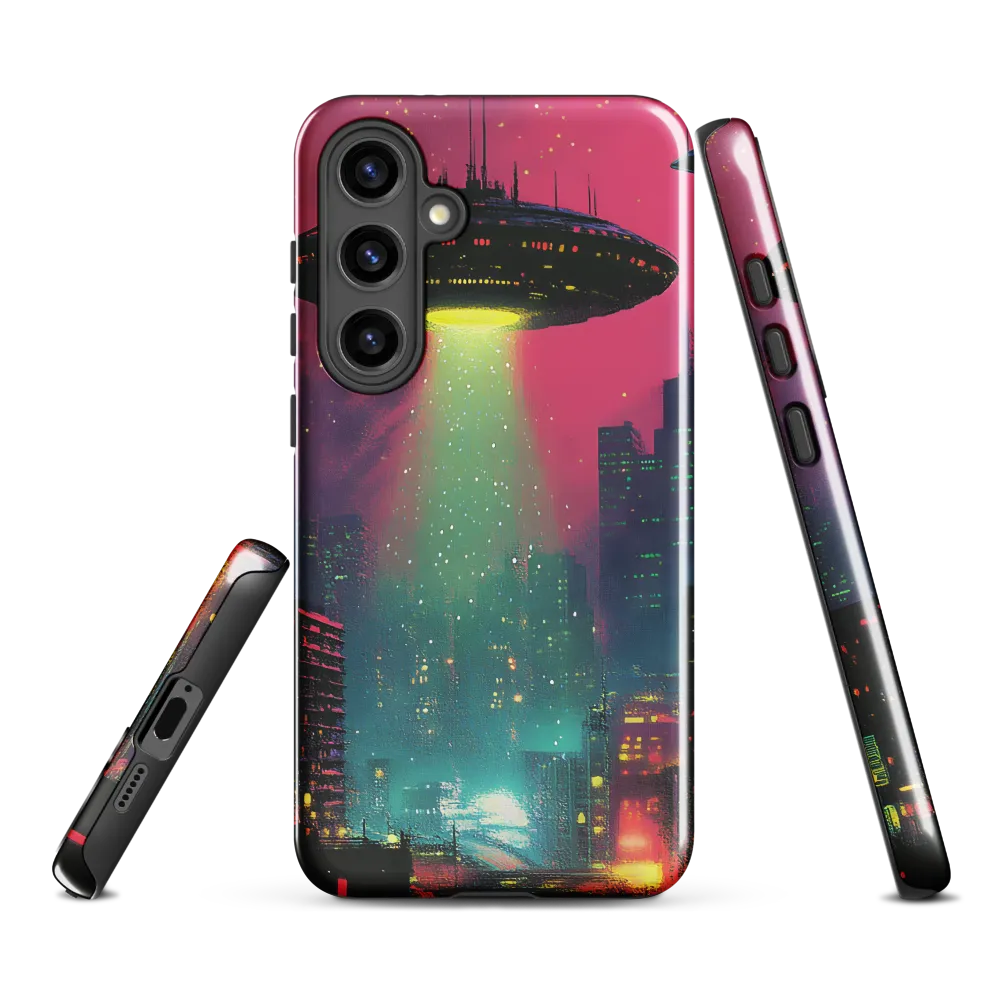 Encounter Above Neon Heights | Phone Case |  S24 Plus | Tough Case | Glossy