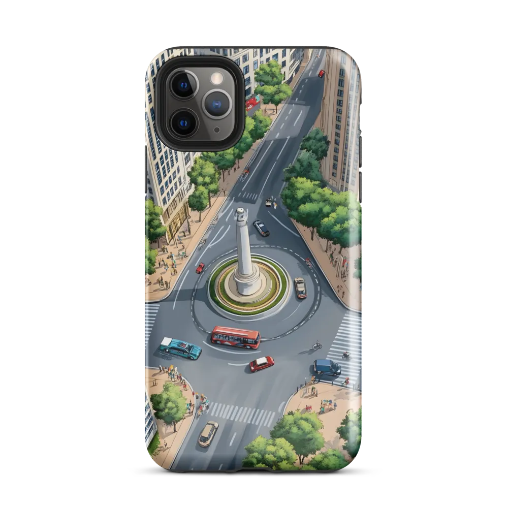 Urban Harmony: A City in Motion | Phone Case |  11 Pro Max | Tough Case | Glossy