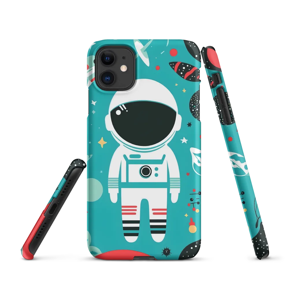 Whimsical Astronaut in Cosmic Wonderland