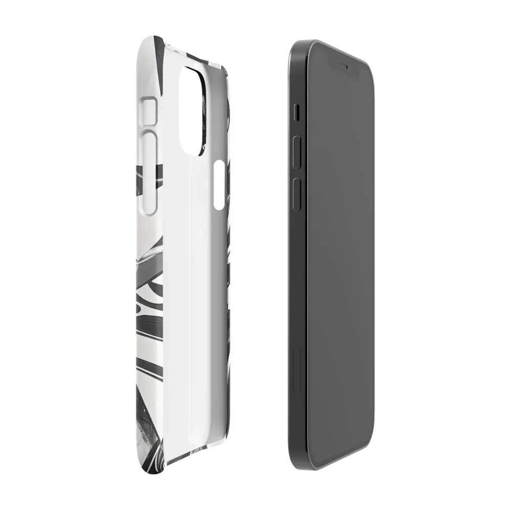 Fluid Grace: The Dance of Shadows | Phone Case |  12 Pro | Snap Case | Glossy