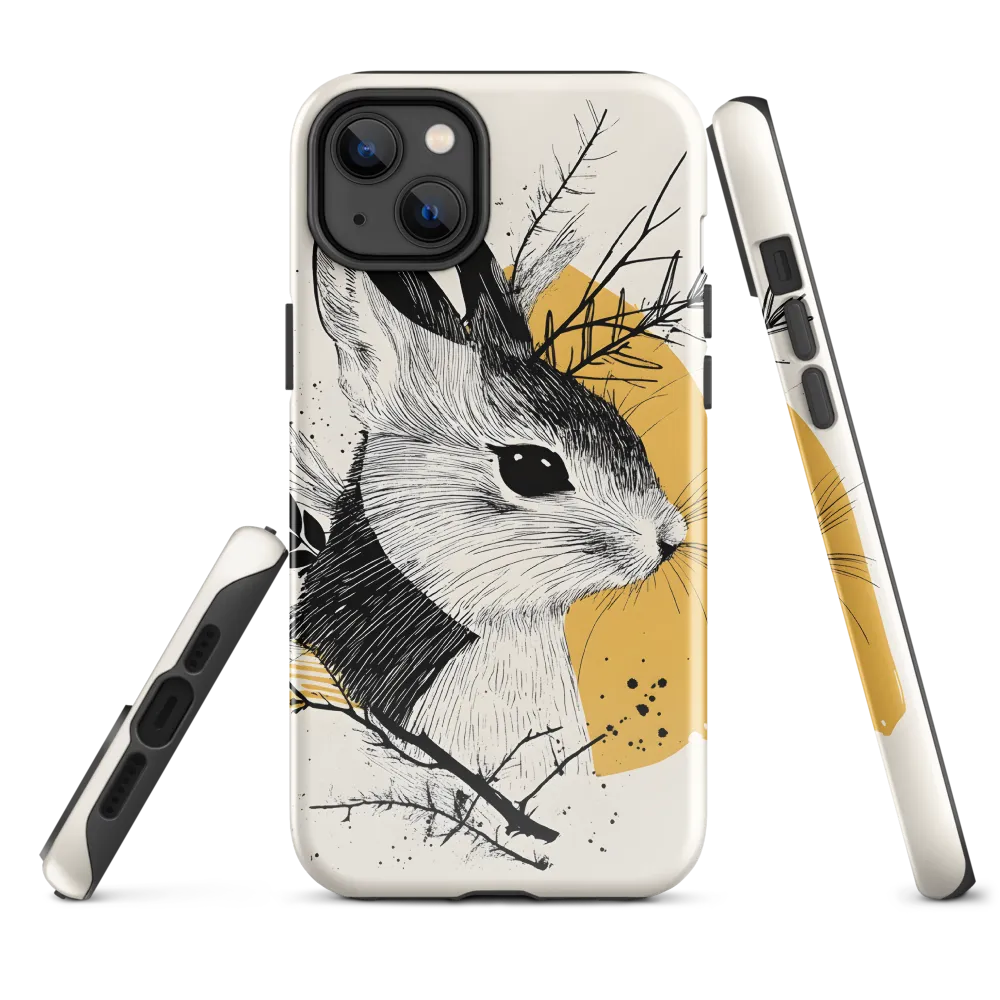 Ethereal Rabbit: A Study in Line Art