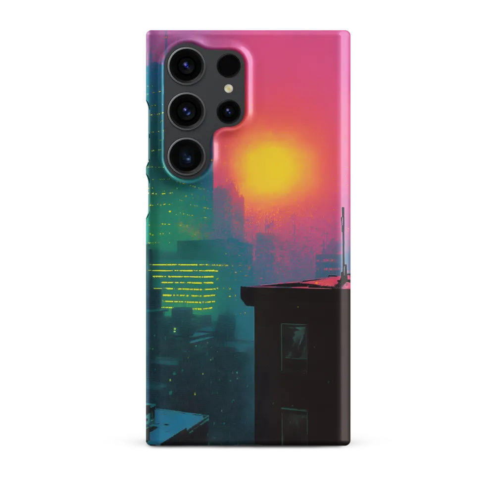 Neon Horizon | Phone Case |  S23 Ultra | Snap Case | Matte