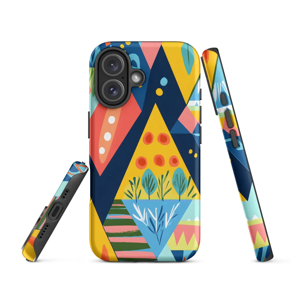 Vibrant Geometric Harmony | Phone Case