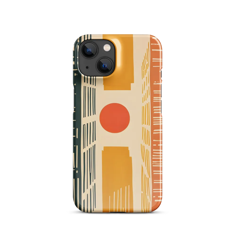 Urban Harmony: A Geometric Sunrise