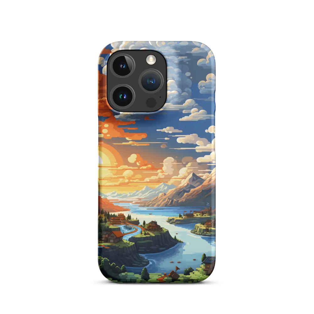 Tranquil Sunset Over Serene Landscape | Phone Case |  16 Pro | Snap Case | Matte