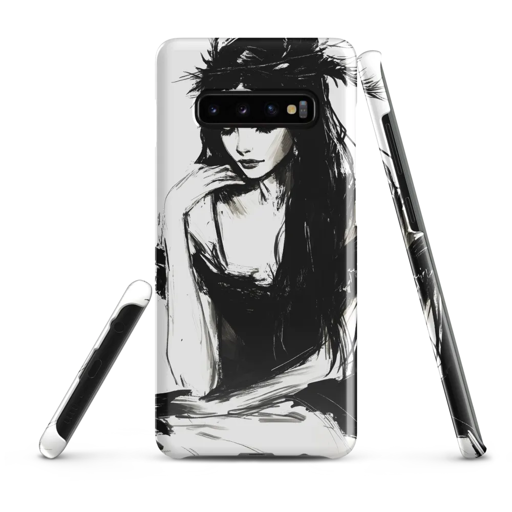 Reflections of Melancholy | Phone Case |  S10 Plus | Snap Case | Glossy