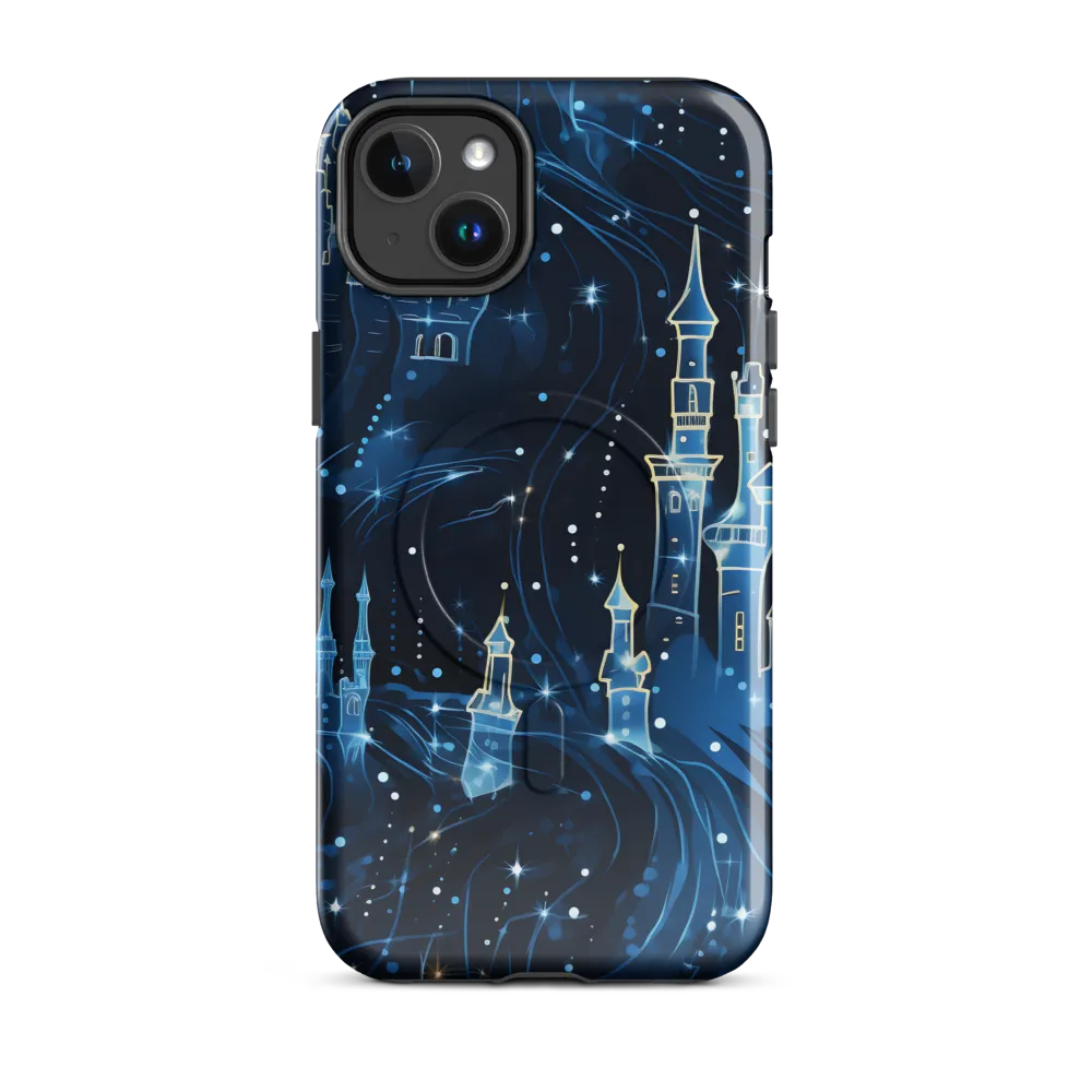 Dreamy Castles in a Starry Sky | Phone Case |  14 Plus | MagSafe® Tough Case | Glossy