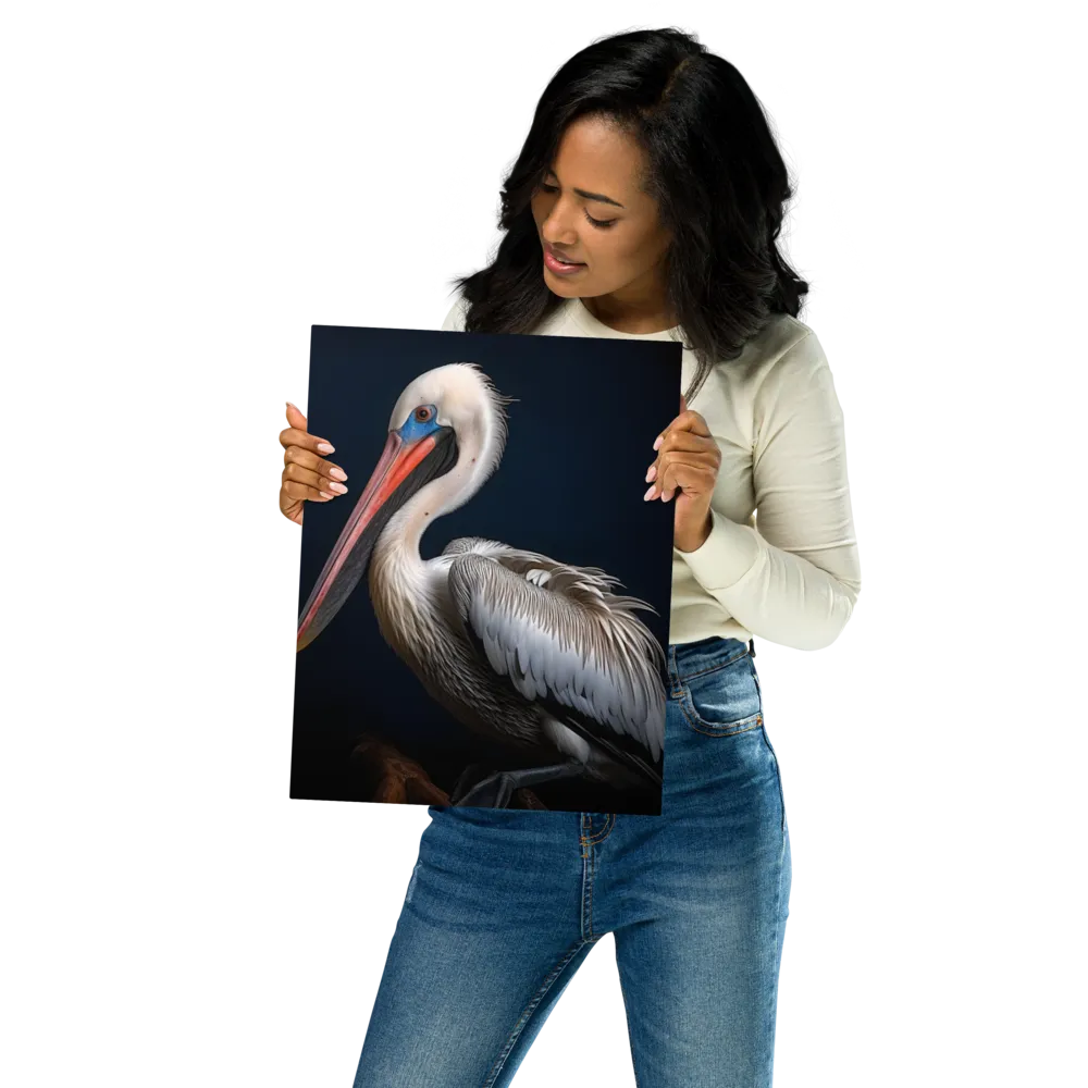 Majestic Pelican Portrait