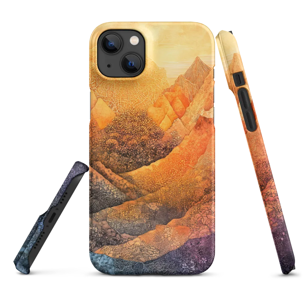 Serene Peaks of Color