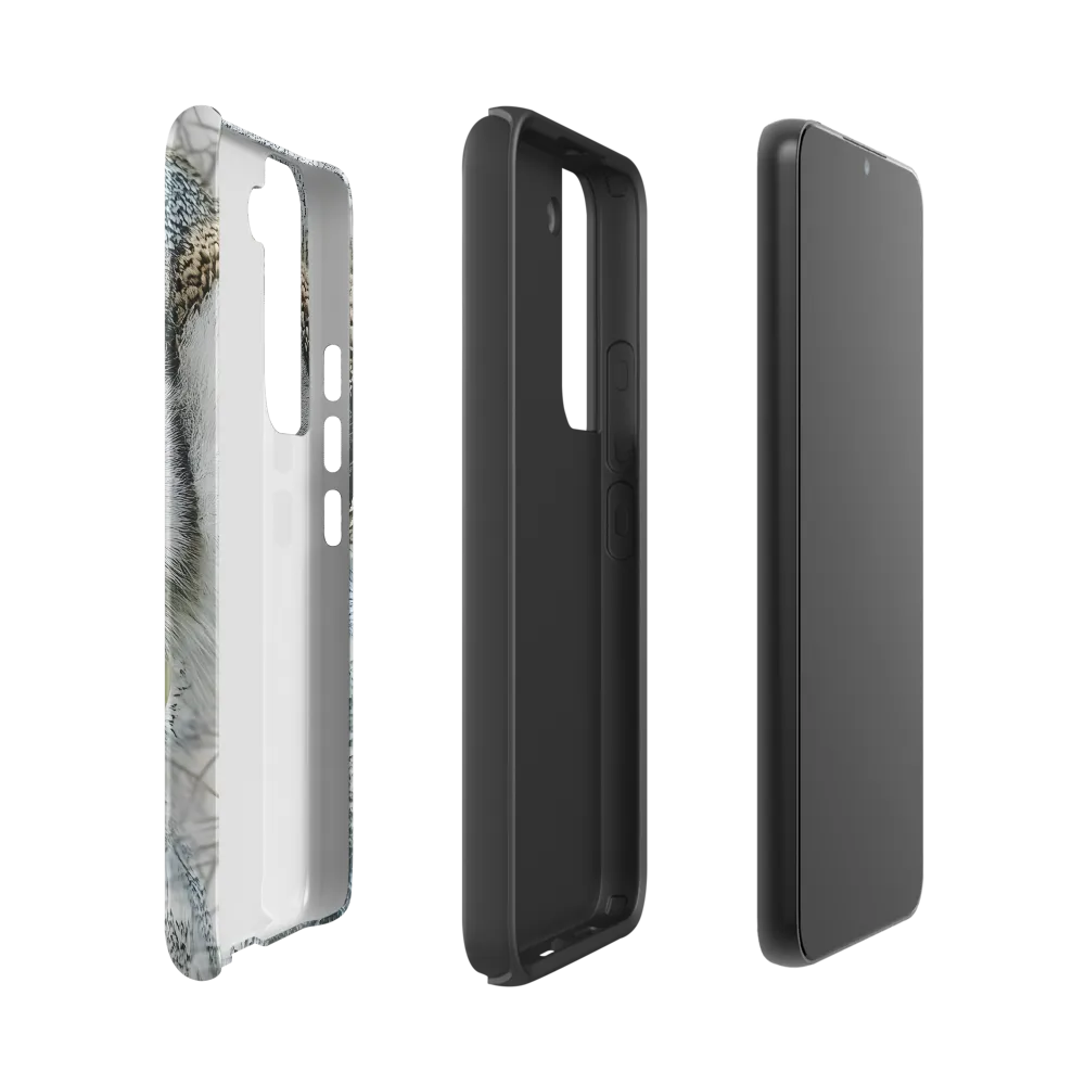 Whispers of the Night: A Portrait of Serenity | Phone Case |  S22 | Tough Case | Matte