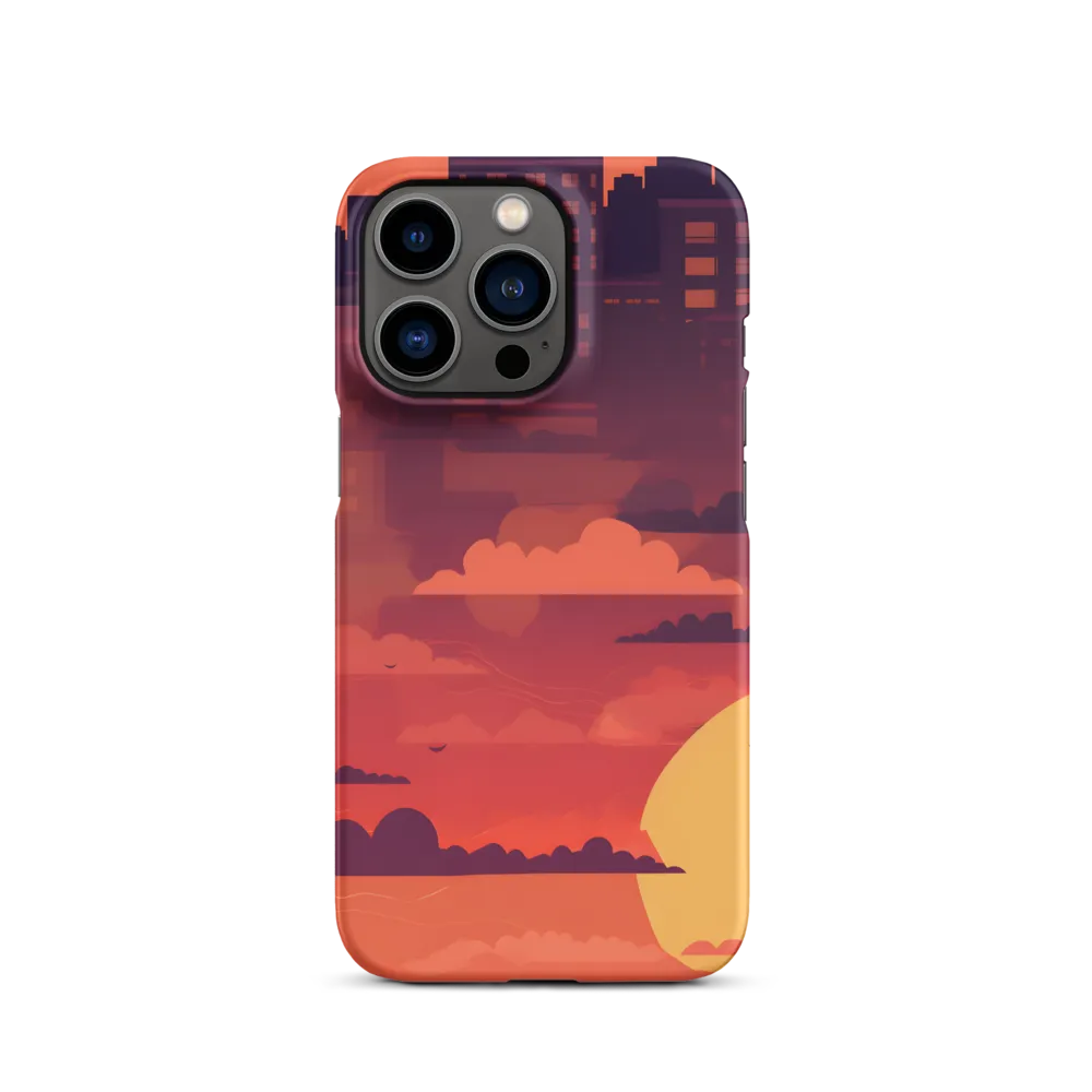 Urban Dusk: A Symphony of Cityscapes | Phone Case |  13 Pro | Snap Case | Matte