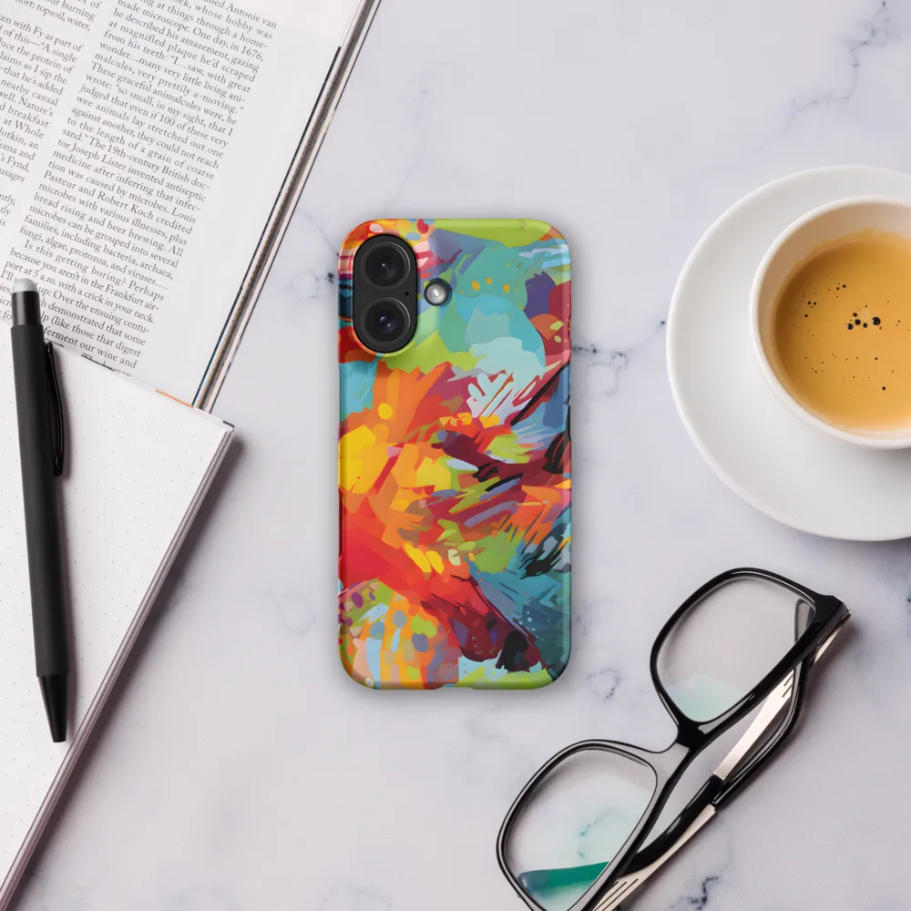 Colorful Lizard: An Abstract Adventure | Phone Case |  16 | Snap Case | Matte