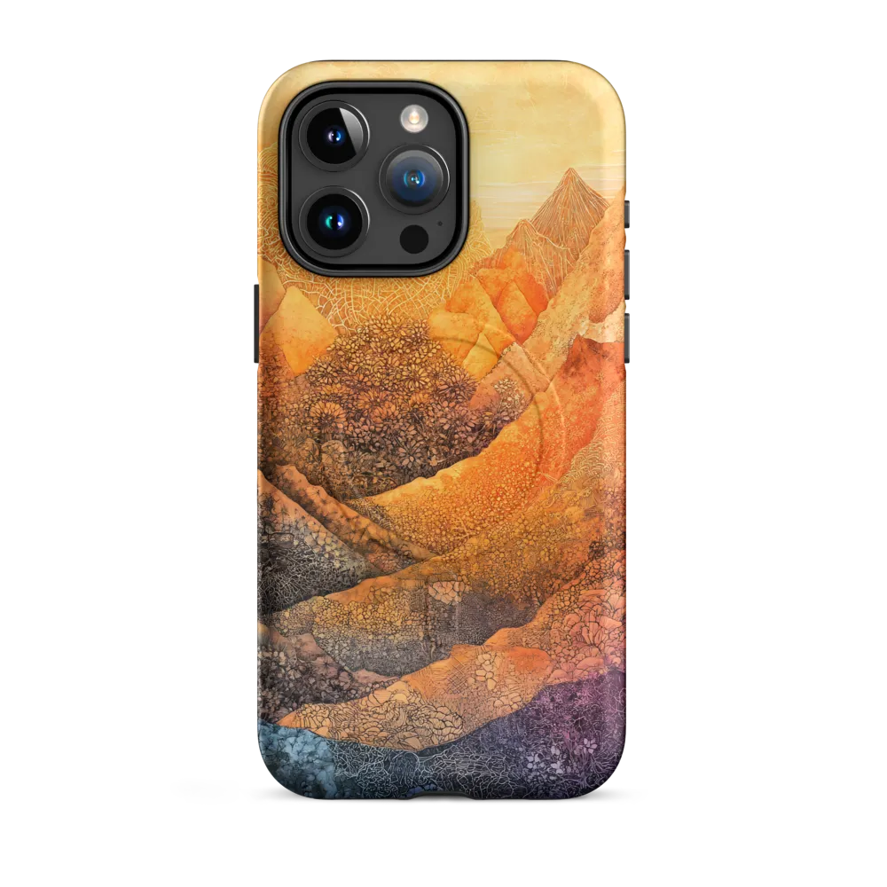 Serene Peaks of Color