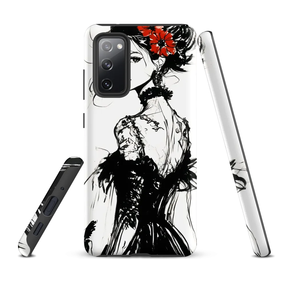 Elegance in Black and Red