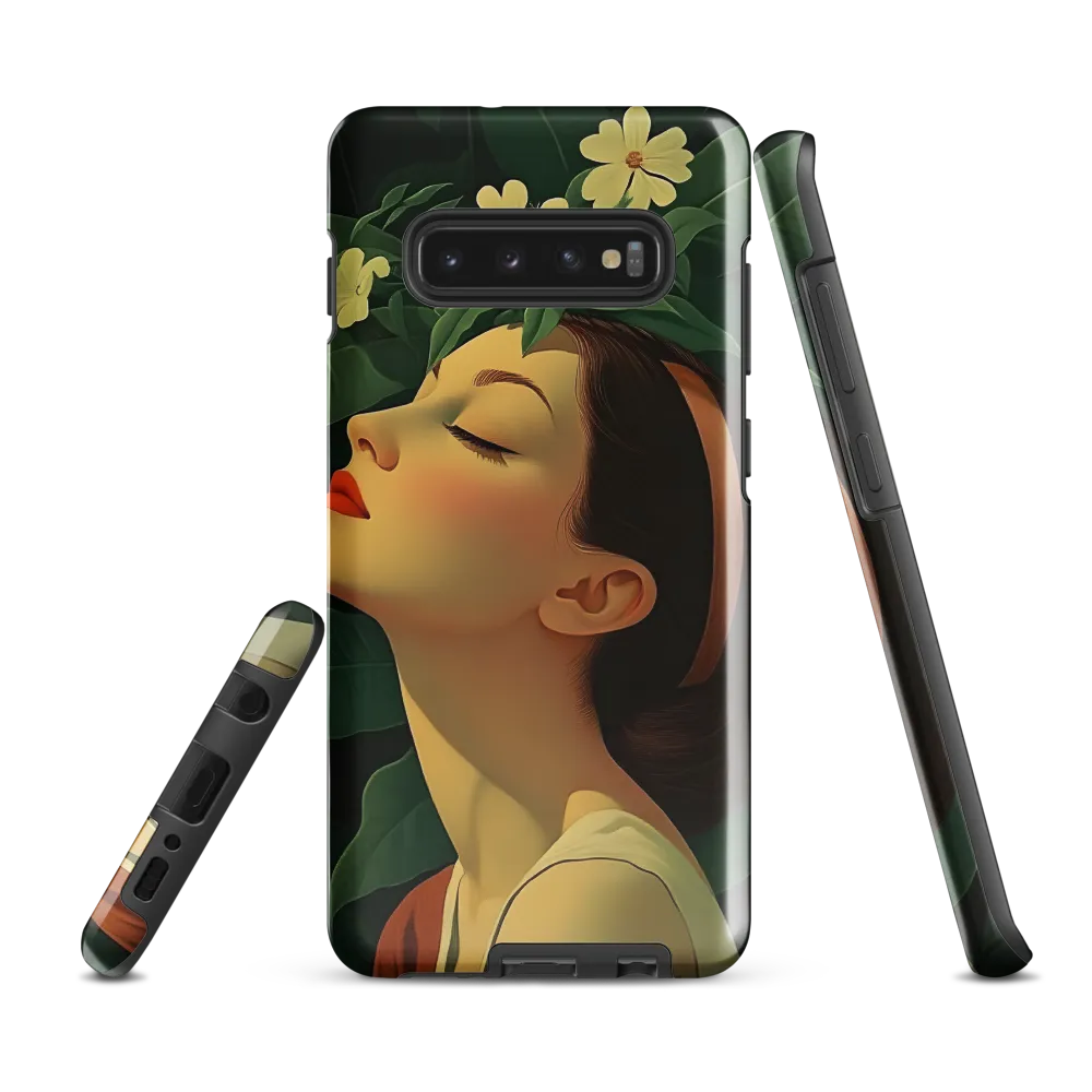 Serenity in Bloom | Phone Case |  S10 Plus | Tough Case | Glossy