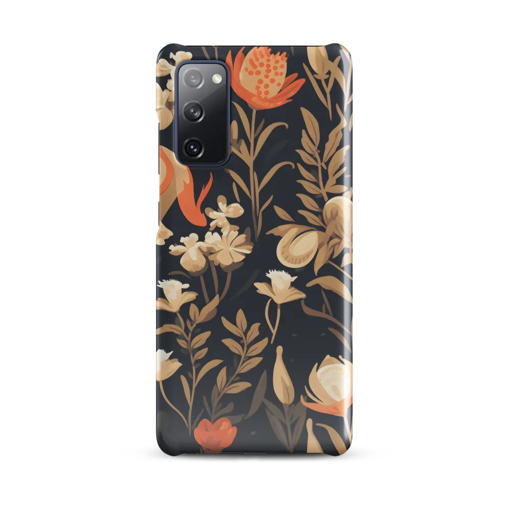 Floral Harmony: A Dance in the Dark