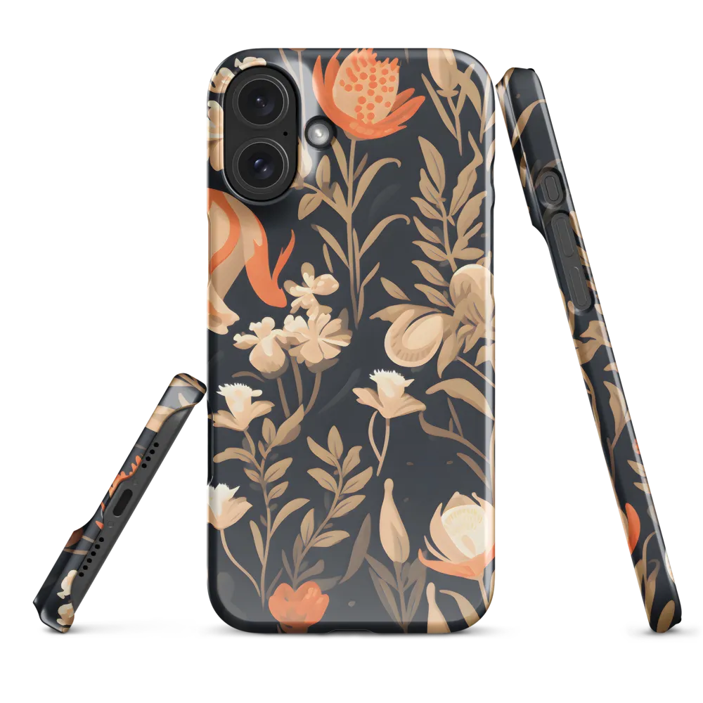 Floral Harmony: A Dance in the Dark