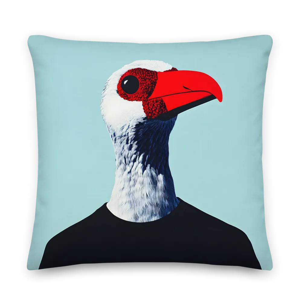 The Surreal Avian Portrait | Pillow | 22″×22″