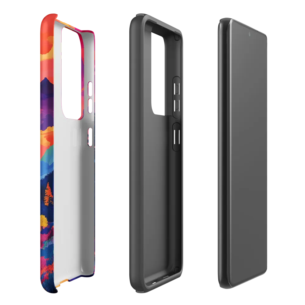 Radiant Serenity: A Surreal Landscape | Phone Case |  S21 Ultra | Tough Case | Matte