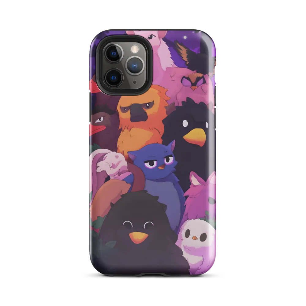 Whimsical Avian Gathering