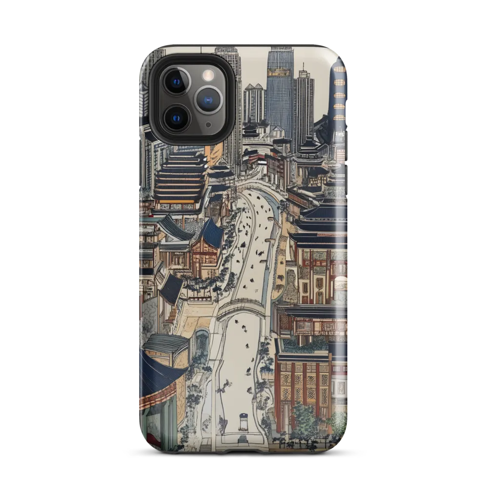 Urban Harmony: A Fusion of Tradition and Modernity | Phone Case |  11 Pro Max | Tough Case | Glossy