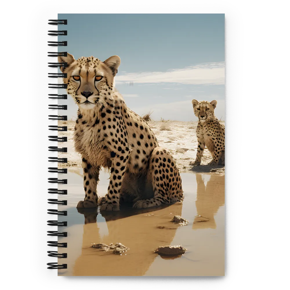 Silent Watchers of the Savanna | Spiral Notebook