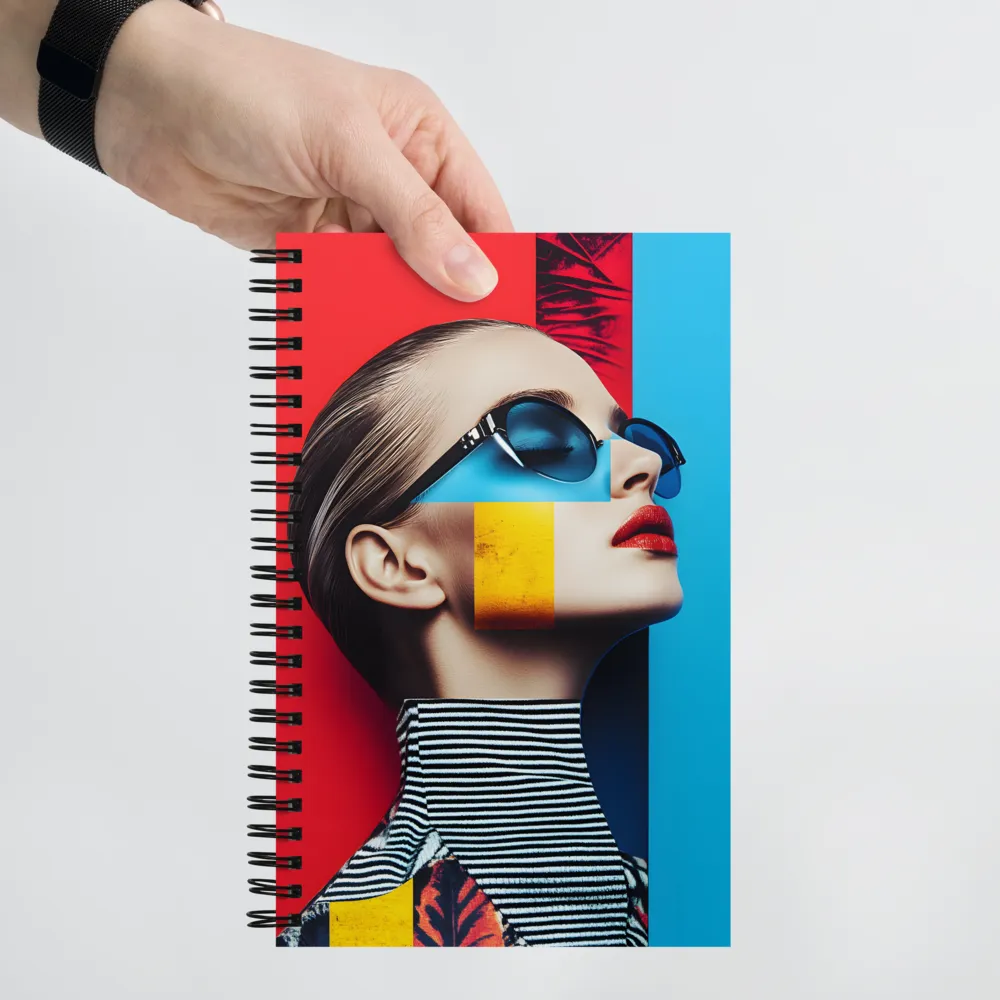 Vibrant Fusion of Fashion and Color | Spiral Notebook