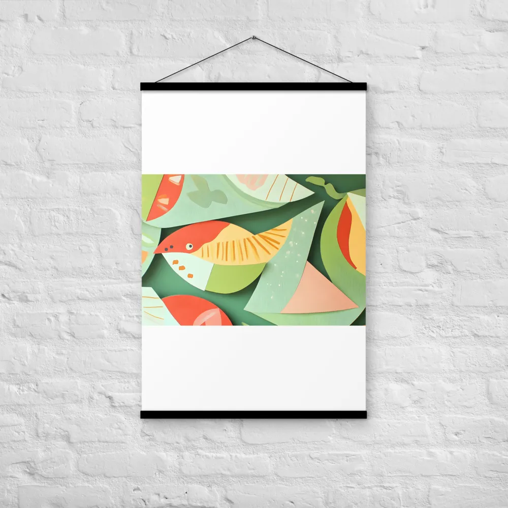 Nature's Palette | Poster With Black Wood Hanger | 24″×36″