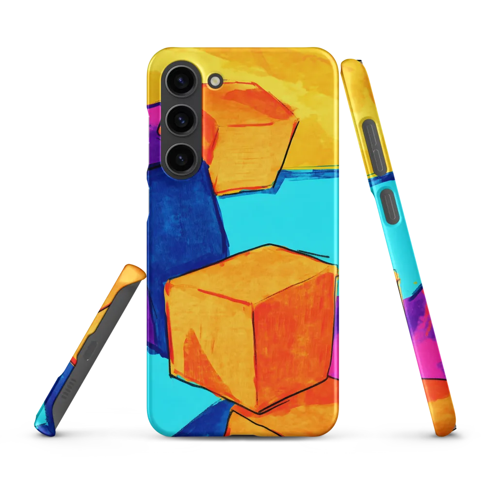 Playful Cubes in Vibrant Harmony