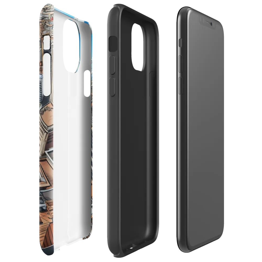 Aerial Symphony of Urban Life | Phone Case |  11 Pro Max | Tough Case | Glossy