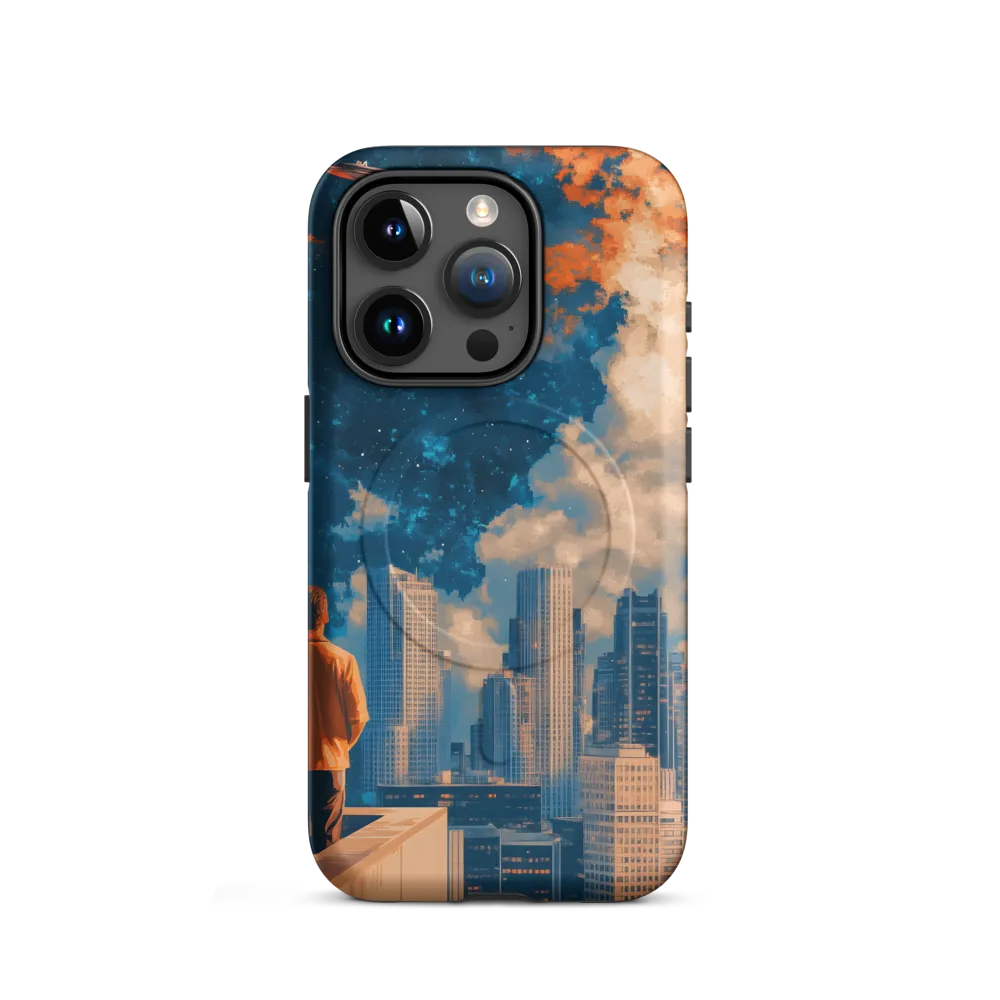 Cosmic Curiosity: A Glimpse into the Future | Phone Case |  15 Pro | MagSafe® Tough Case | Matte