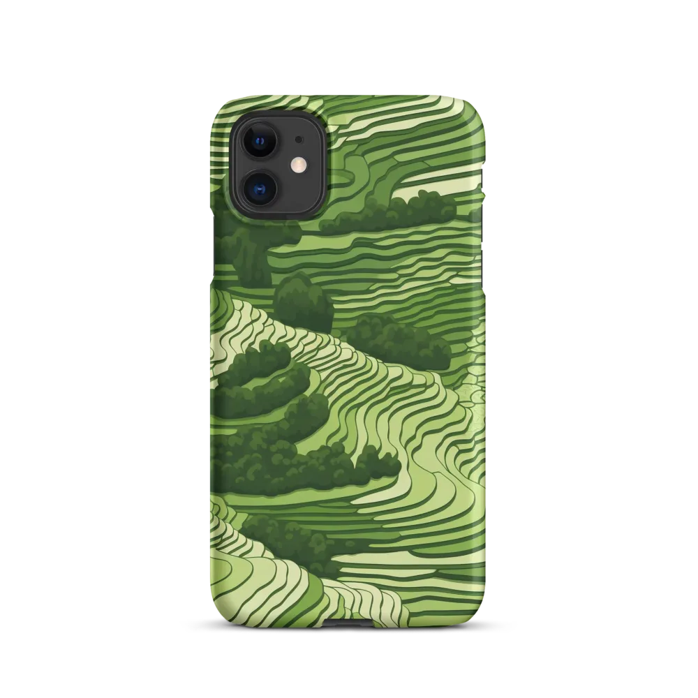 Waves of Green: An Abstract Landscape