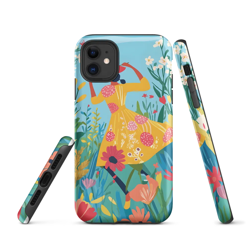 Dancing Among Blossoms | Phone Case |  11 | Tough Case | Matte