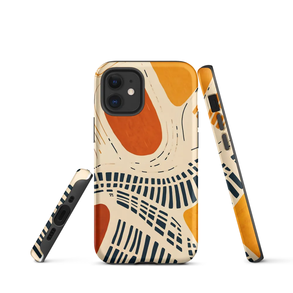 Urban Patterns in Harmony | Phone Case |  12 mini | Tough Case | Matte