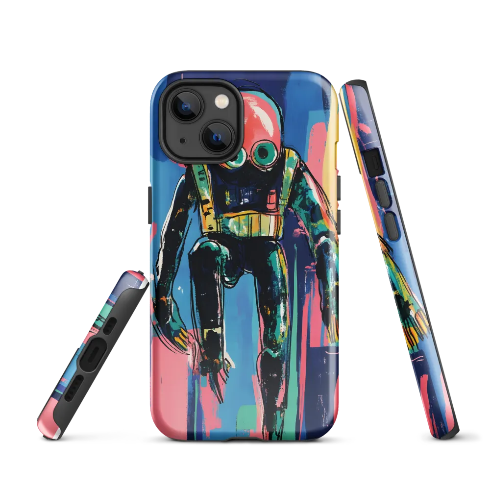 Diver in Vibrant Motion