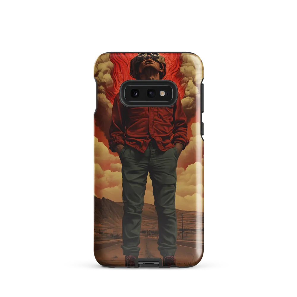 Defiant Spirit in a Surreal Landscape | Phone Case |  S10e | Tough Case | Glossy