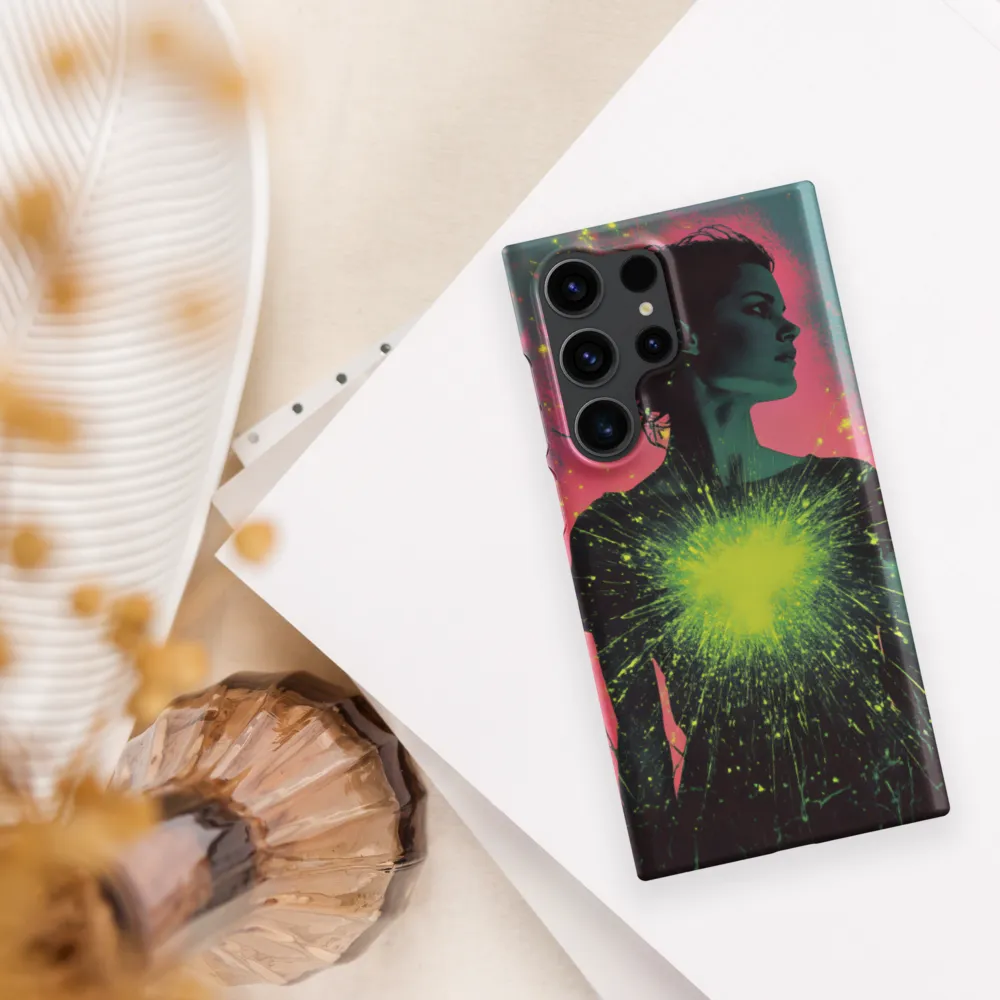 Cosmic Heart: A Surreal Portrait of Strength