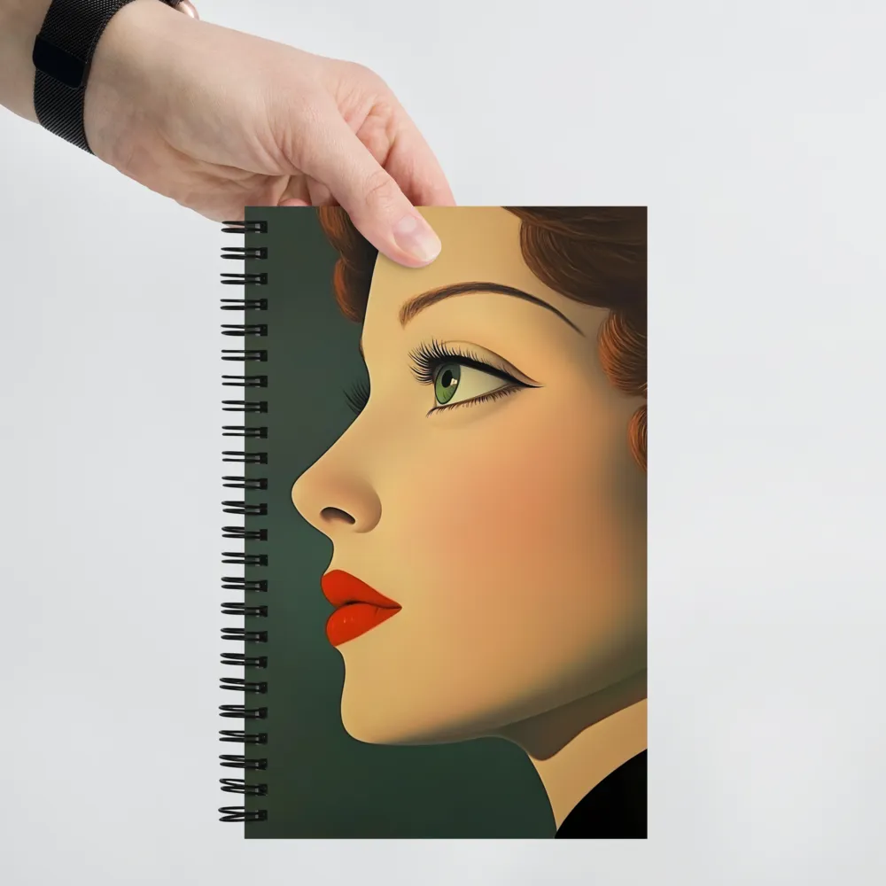 Elegance in Profile | Spiral Notebook