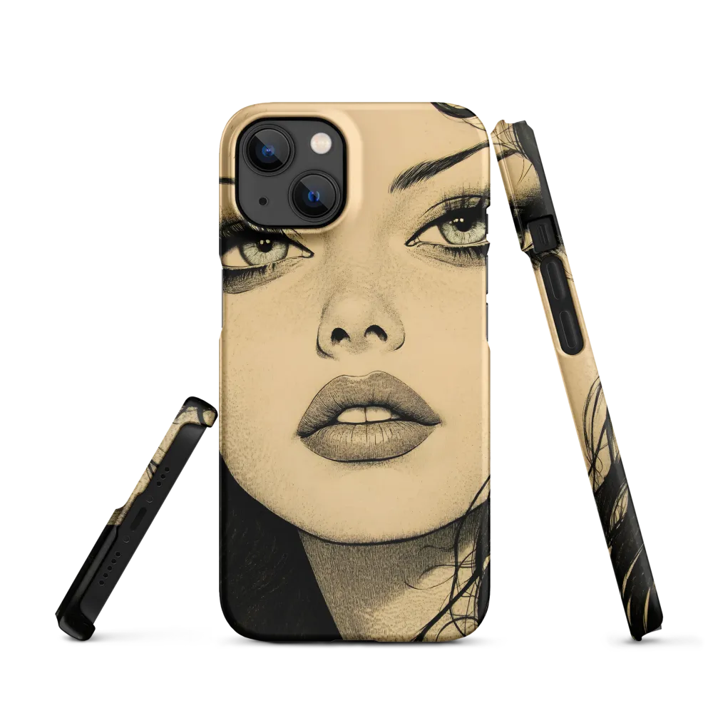 Enigmatic Gaze | Phone Case |  13 | Snap Case | Matte