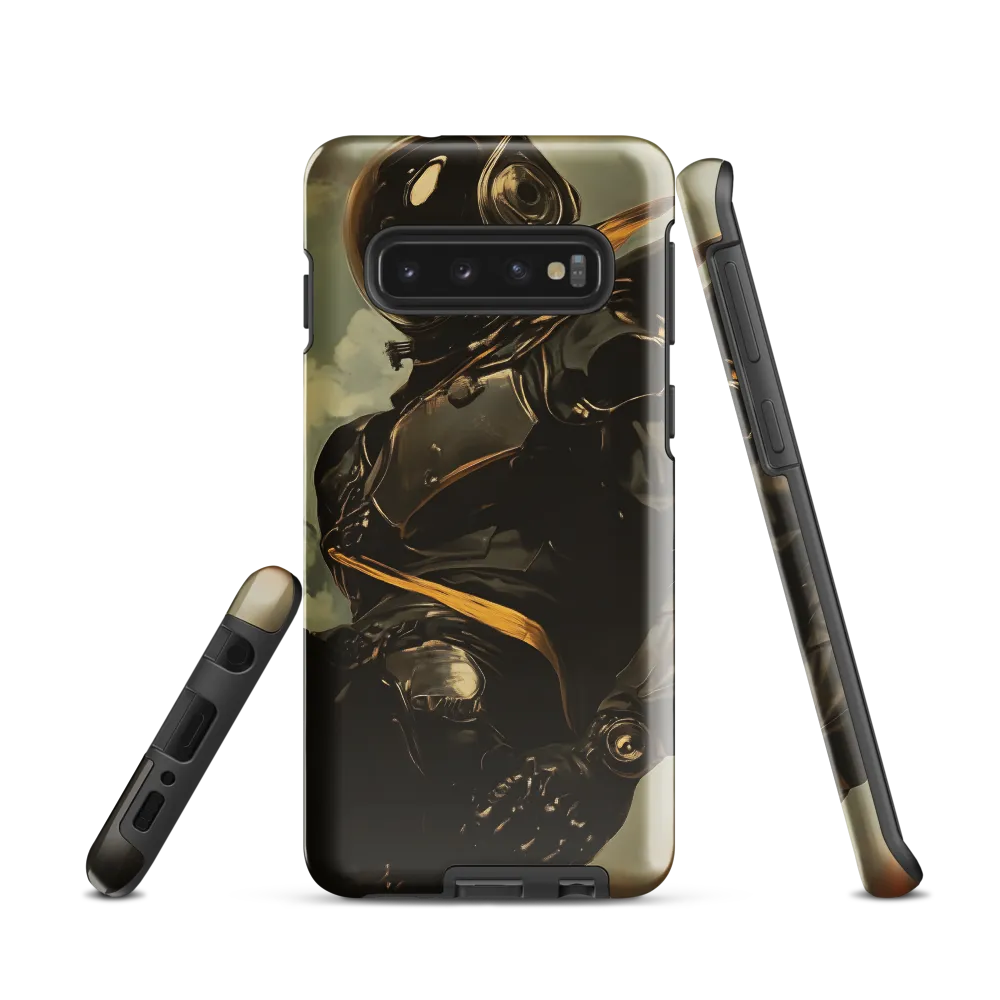 Ethereal Explorer: The Enigmatic Astronaut | Phone Case |  S10 | Tough Case | Glossy