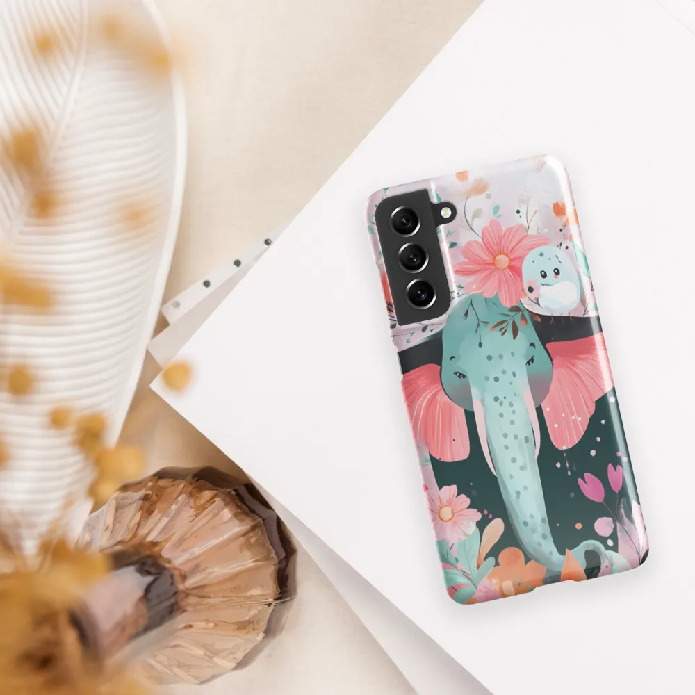 Whimsical Elephant in Bloom