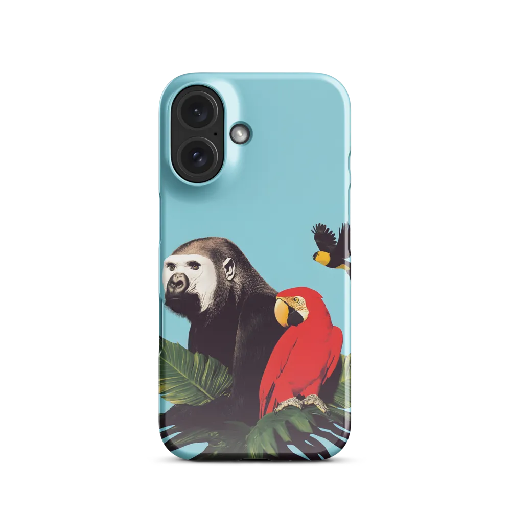 Tropical Harmony: A Celebration of Wildlife | Phone Case |  16 | Snap Case | Glossy