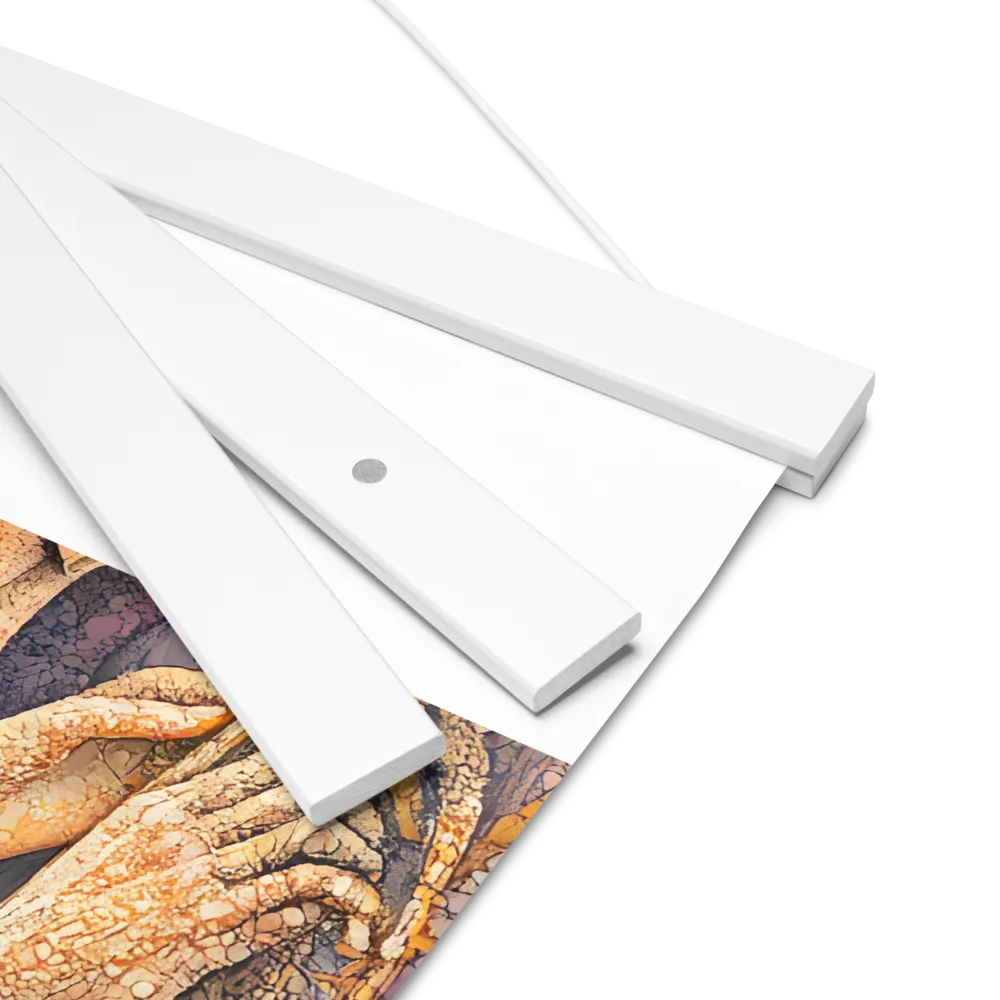 Whispers of the Frosted Meadow | Poster With White Wood Hanger | 16″×20″