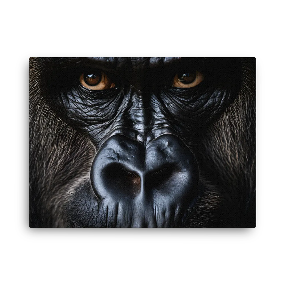 Gaze of the Wild: A Gorilla's Portrait