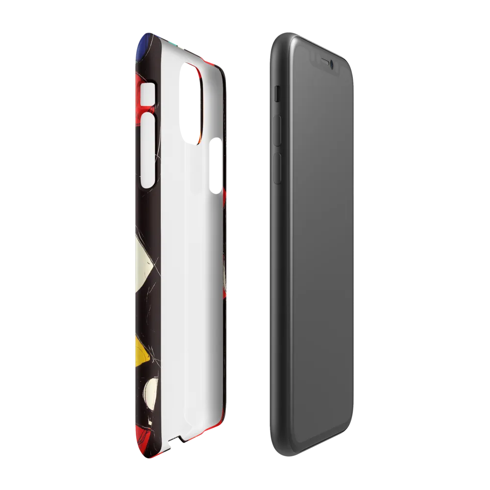 Vibrant Geometric Symphony | Phone Case |  11 | Snap Case | Glossy