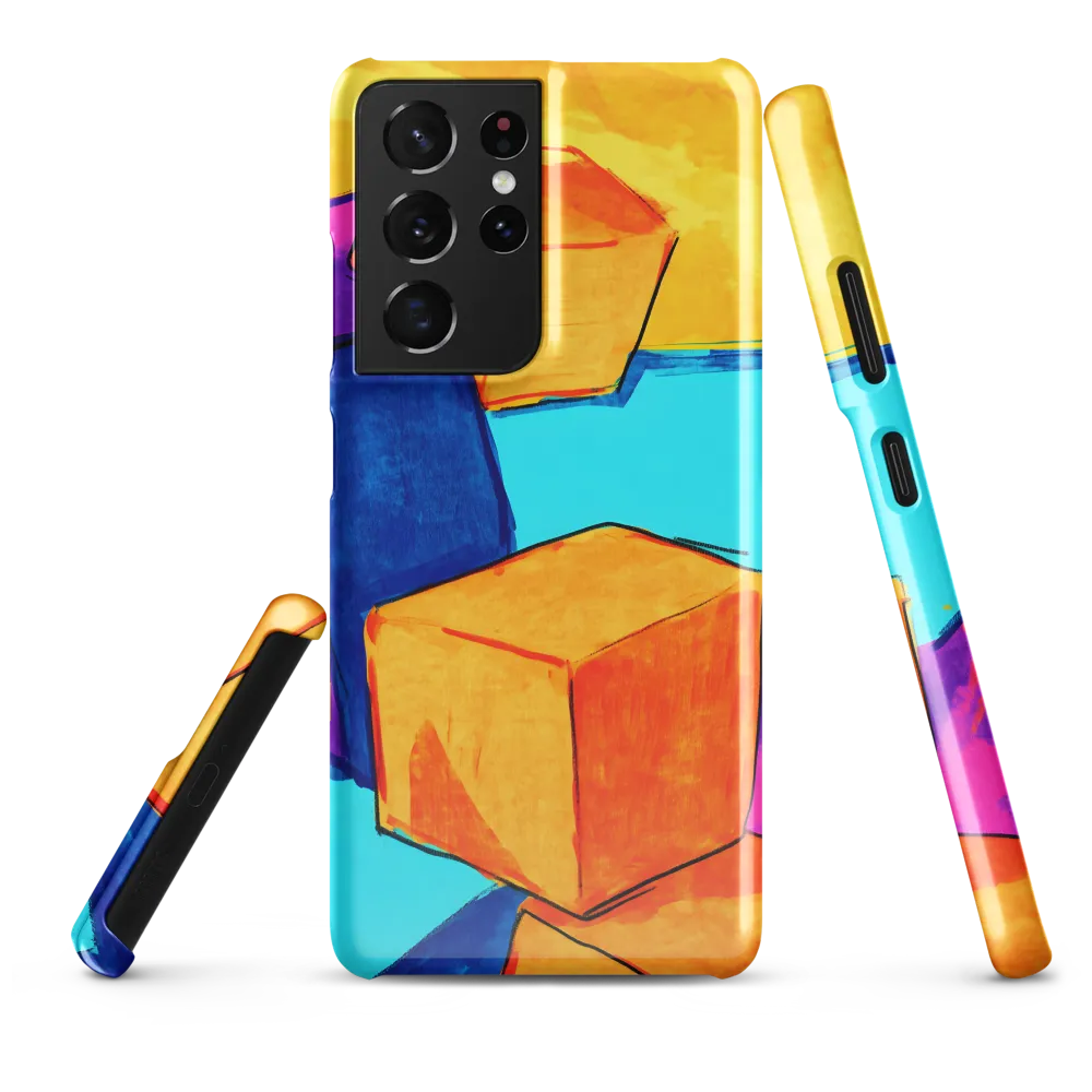 Playful Cubes in Vibrant Harmony