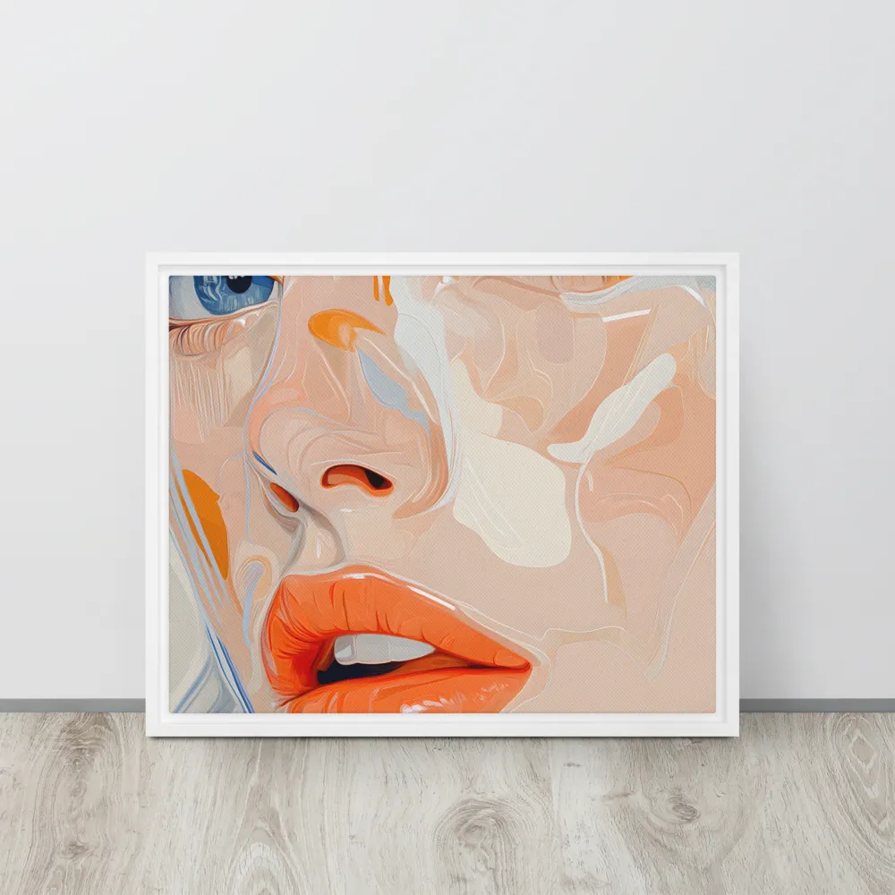Ethereal Expressions | Canvas with White Frame | 16″×20″