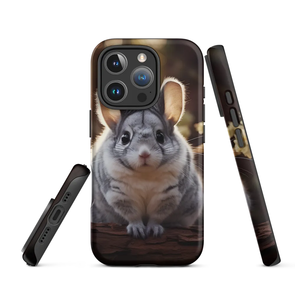 Curious Chinchilla in the Forest