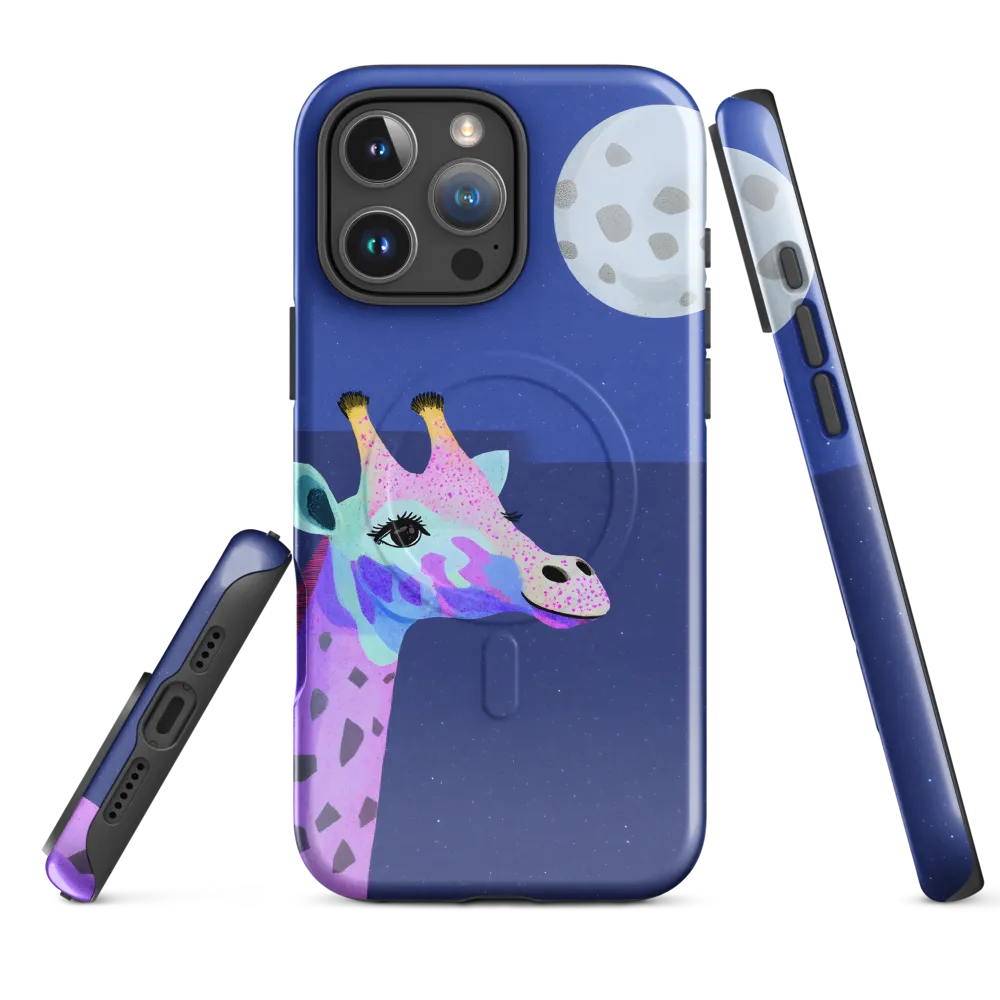 Whimsical Giraffe Under the Stars