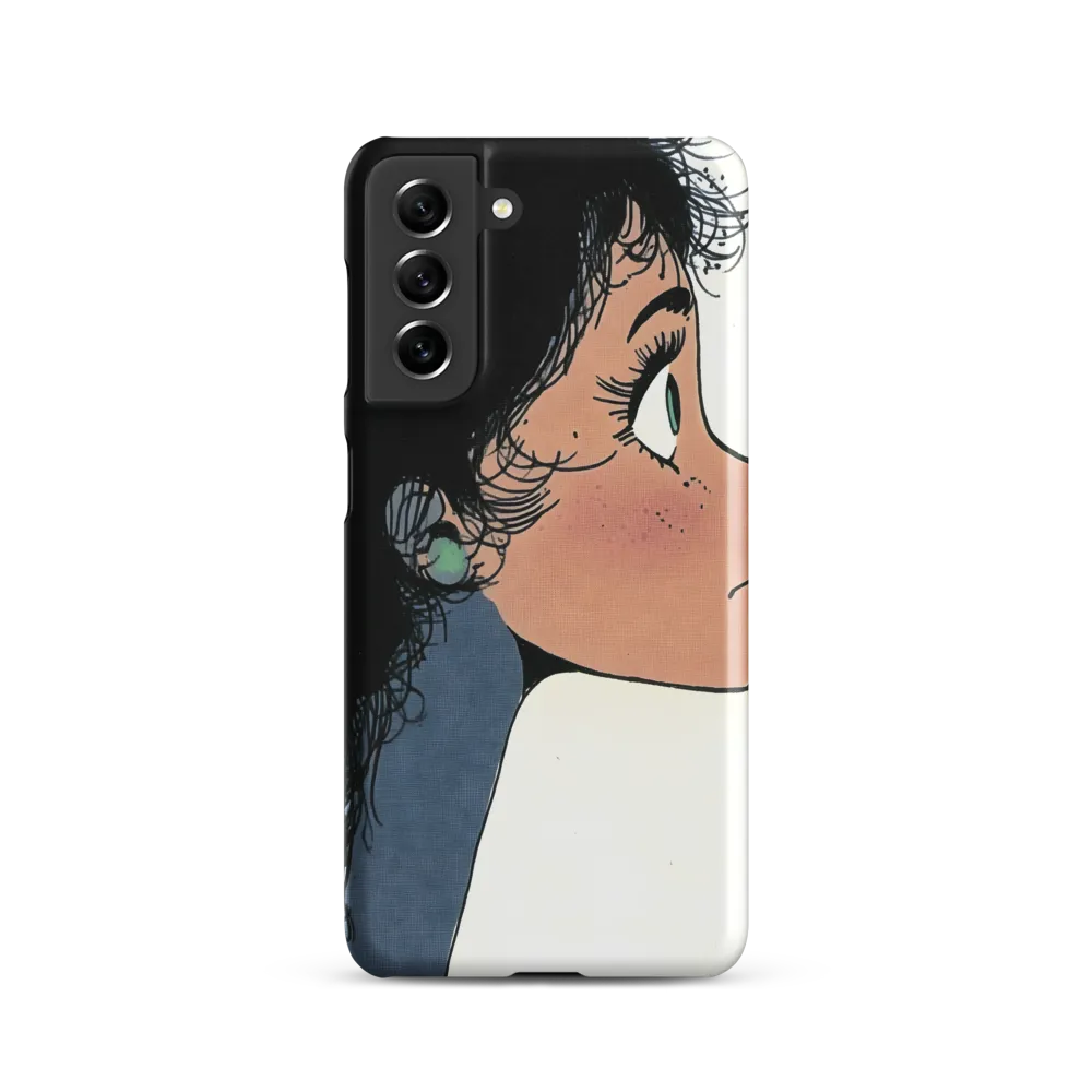 Whispers of Contemplation | Phone Case |  S21 | Snap Case | Matte